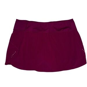 Athleta Athletic Tennis Skirt in Deep Berry